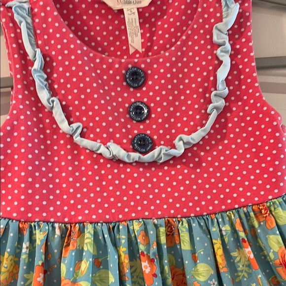 Matilda Jane Pink Tiered Ruffled Sundress - Picture 3 of 4